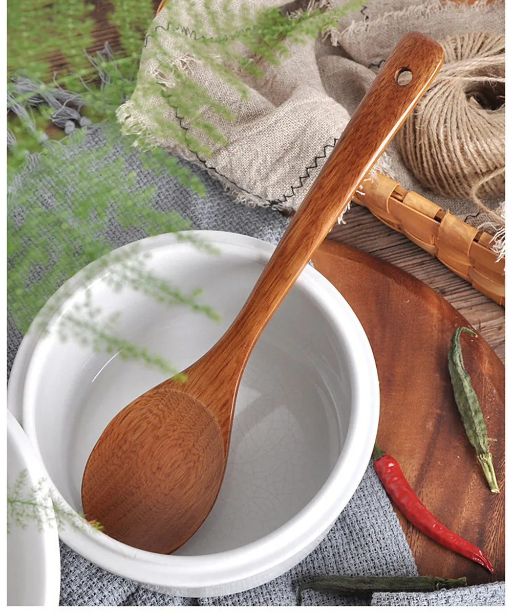 

Long Wooden Cooking Rice Spatula Scoop Kitchen Utensil Non-stick Hand Wok Shovel Big spoon Cooking Utensils Kitchen Supplies