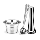 Многоразовые кофейные капсулы K-Fee Tchibo Cafissimo ALDI Expressi, фильтры из нержавеющей стали, ложка для Темпера