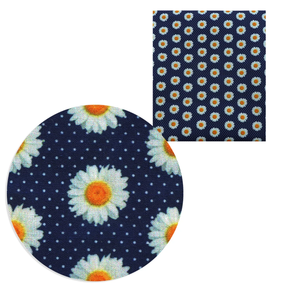 

50*145cm Flower Series Printed Polyester cotton fabric for Tissue Children Bedding textile for Sewing Doll,1Yc415