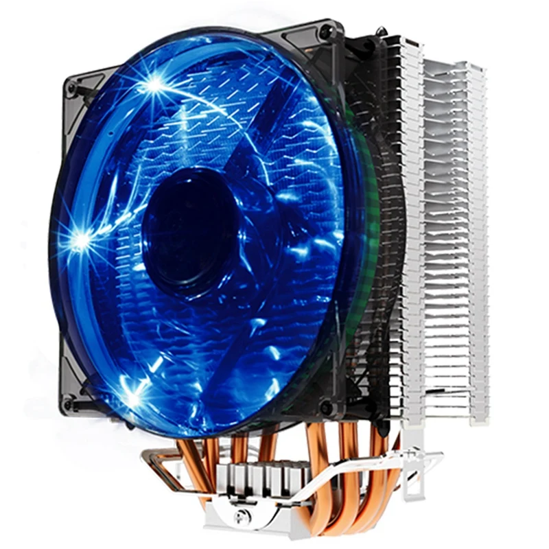 

PCCOOLER Donghai X4 12cm ligent Temperature Control LED Fan 4PIN ligent Speed Regulation HDT Heat Pipe Technology