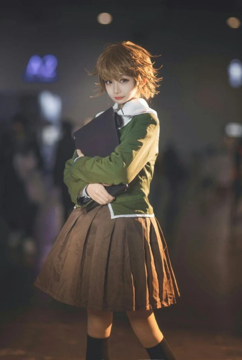 Костюм для косплея данганронпа чихиро Фудзисаки школьная форма на Хэллоуин