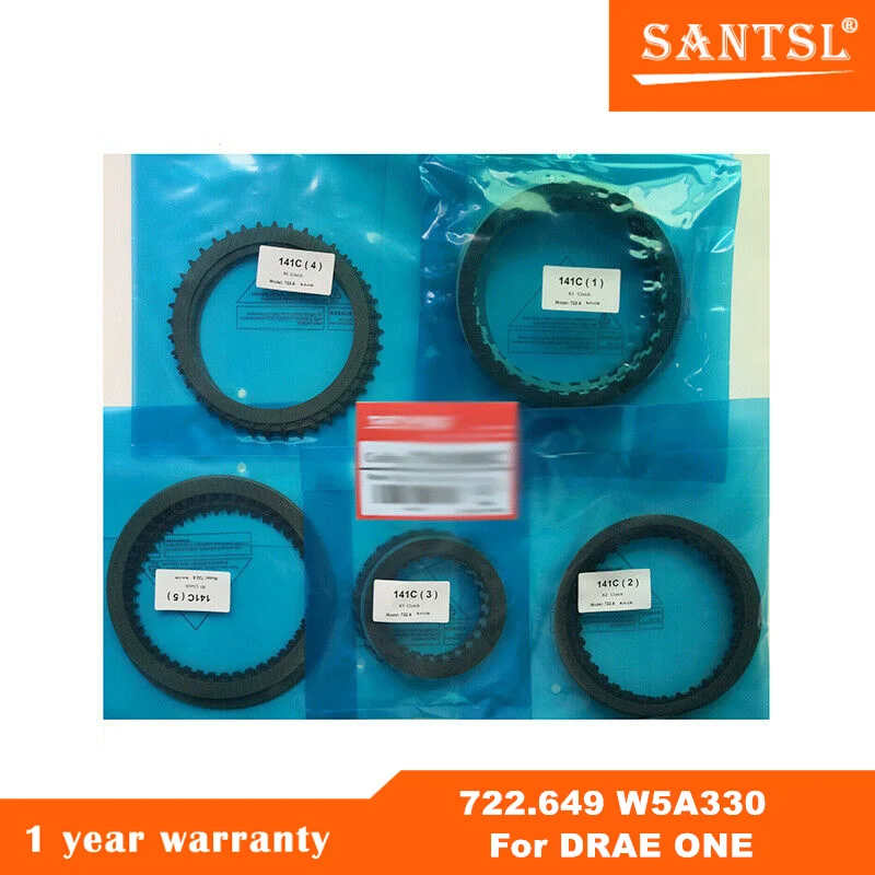 

722.649-UP Auto Transmission Friction Kit Clutch Plates Fit For MERCEDES BENZ W5A330 2004-UP Car Accessory Transnation B141880C