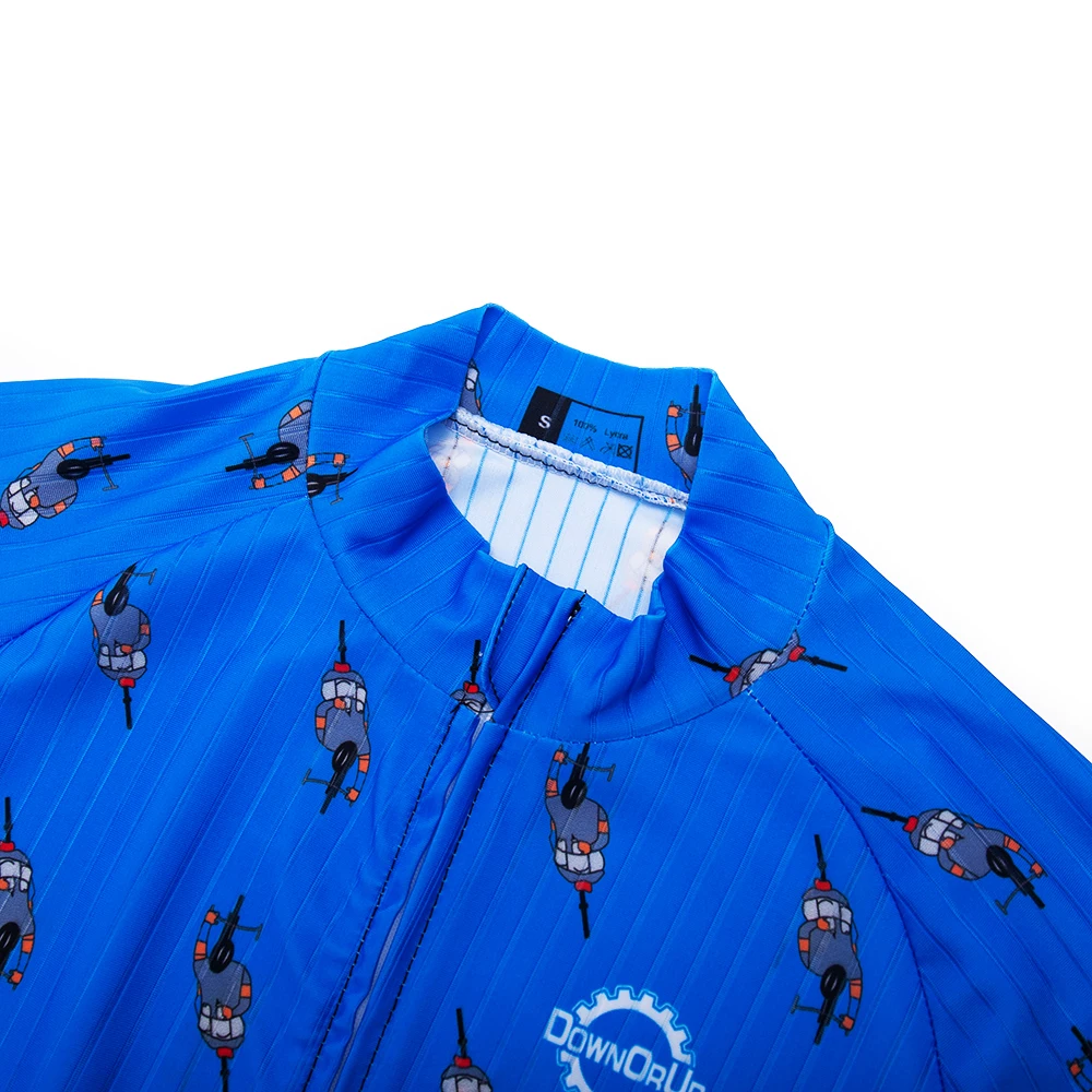 Новинка 2021 голубая велосипедная майка DOWNORUP топ для велоспорта одежда горного