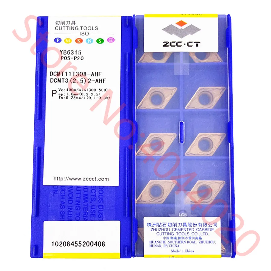 

100% Оригинал ZCC.CT DCMT11T302-AHFYB6315/DCMT11T304-AHFYB6315/DCMT11T308-AHFYB6315/DCMT11T302-AHFYB9320