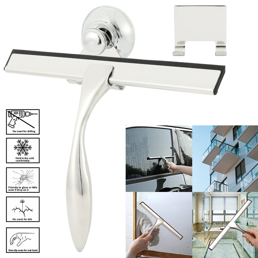 Скребок для стеклоочистителя из нержавеющей стали скребок душа щетка зеркала в