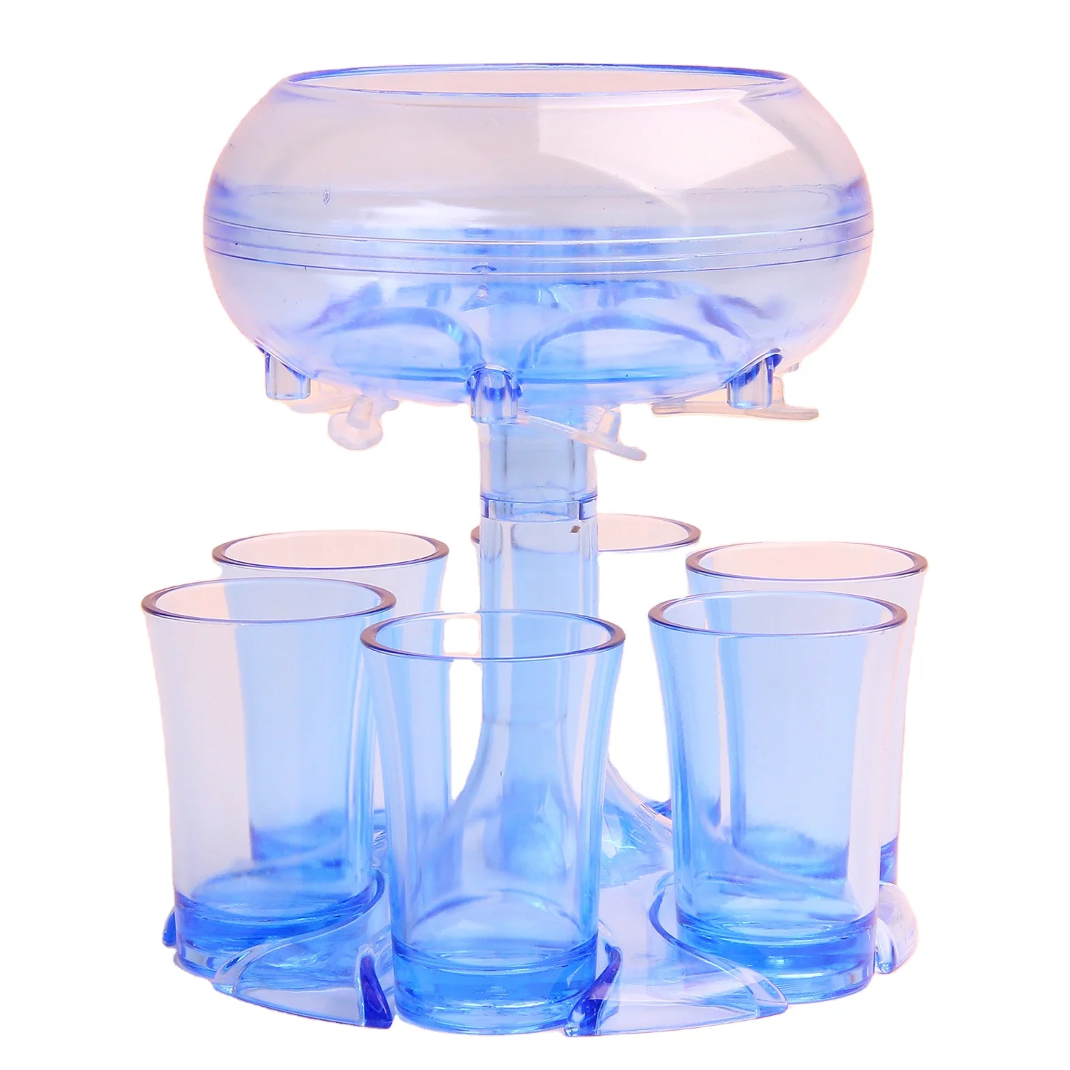 

6 Shot Glass Dispenser and Holder, Carrier Caddy Liquor Dispenser Wine Dispenser