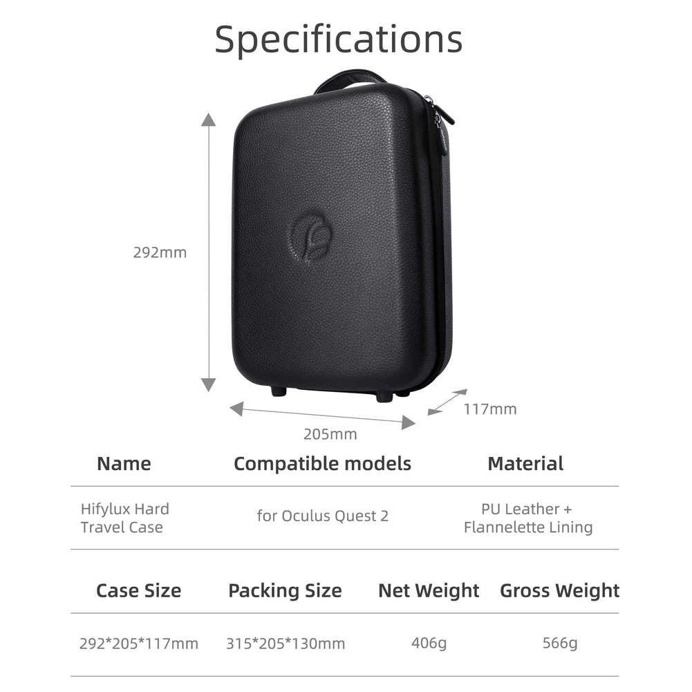 

Storage Bag VR Accessories For Oculus Quest 2 VR Headset Travel Carrying Case Leather Protective Box For Oculus Quest2 Handbag