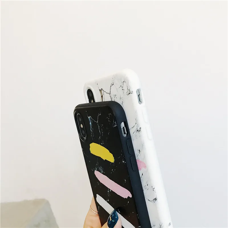 Роскошные граффити мрамор i телефонные чехлы для iPhone бренд X 8 6 S 7 Plus XS Max XR 8Plus iPhone8
