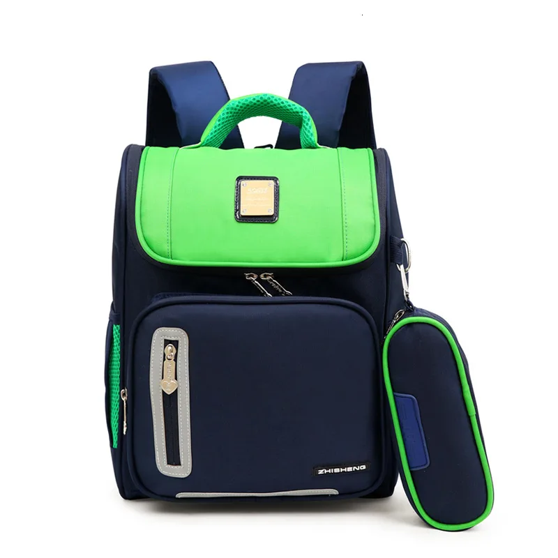 Aristocratic style school bags for boys girls Stylish large-capacity lightweight orthopedic school backpacks Waterproof backpack