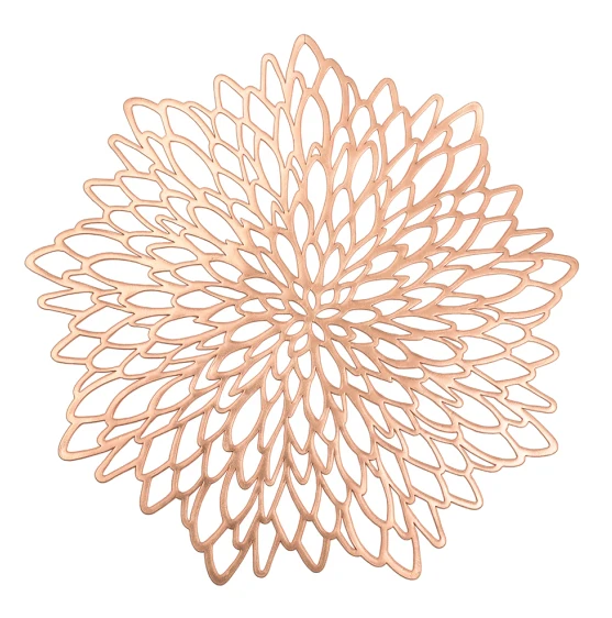 Placemats Table Mat Washable Dining Party Pack Flower Design Round Coaster Insulation Pads Plastic Mats Kitchen Decoration | Дом и сад