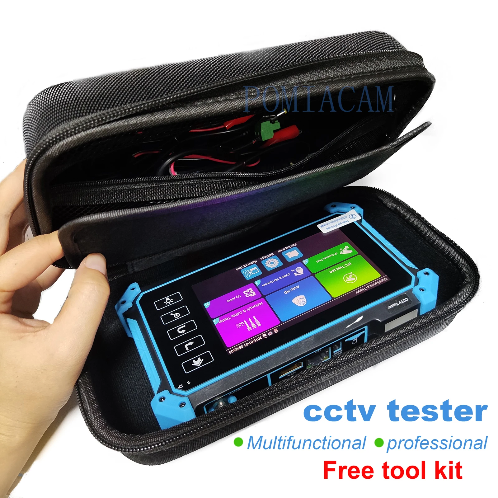 Мировая доставка быстрая CCTV тестер монитор для 8MP AHD TVI CVI Ip камеры poe DC12V HDMI VGA