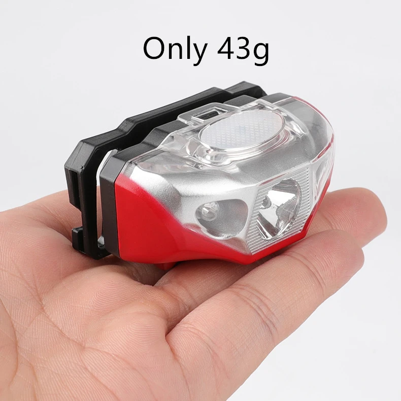 Налобный фонарь светодиодный с инфракрасным датчиком 100 м аккумулятором