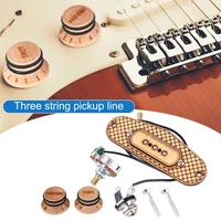guitar pickup 3 string clear output compact guitar wood strings humbucker pickups for instrument