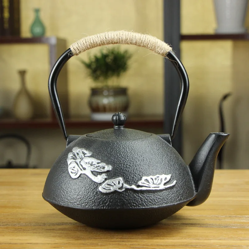 Чугунный горшок японский чистый ручной работы предпочитает Железный чайник для