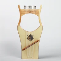 jaw celtic music harp instrument kit small lyre harp 19 string solid wood wooden string music lira musique home decor hx50sq
