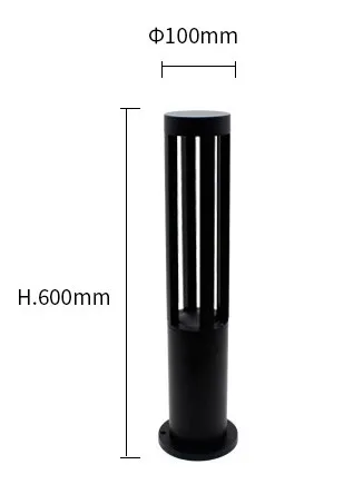 Открытый Садовая лампа Led свет 220V 10W алюминьный длинный стебель пейзажные лампы освещение садовой дорожки светильники простой светодиодный светильник лужайки световой столб - Испускаемый цвет: Синий