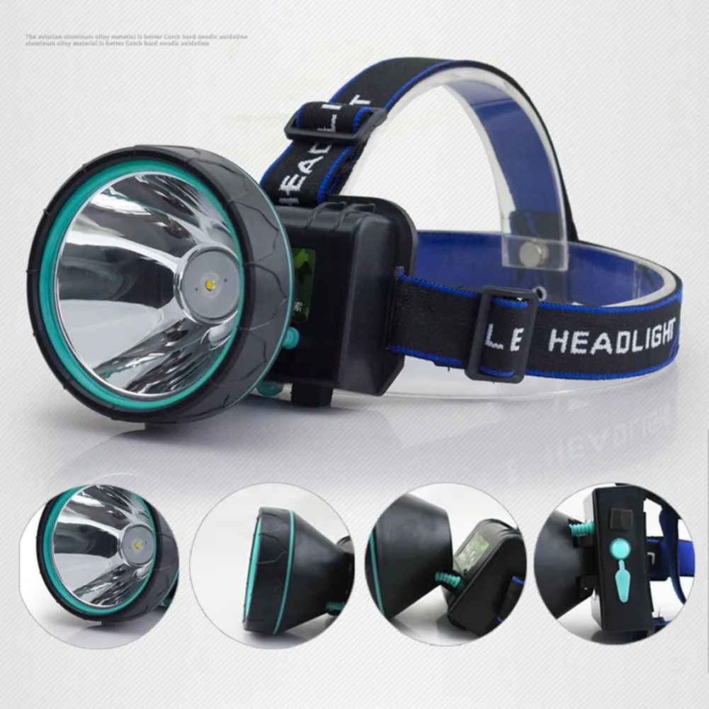 

Outdoor 30000 Lumens LED Headlight Waterproof Rechargeable Head Torch For Outdoor Fishing Hiking Camping Headlamp Equipments
