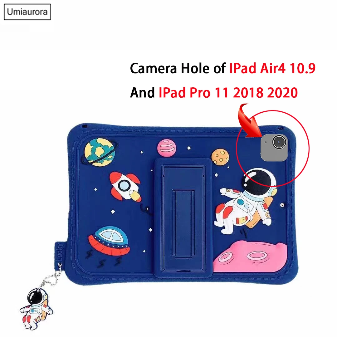 Чехол с мультяшным рисунком для IPad 9 7 2018 2017 7th 8th 10 2 Mini Air 1 3 4 2020 Pro 11 силиконовый