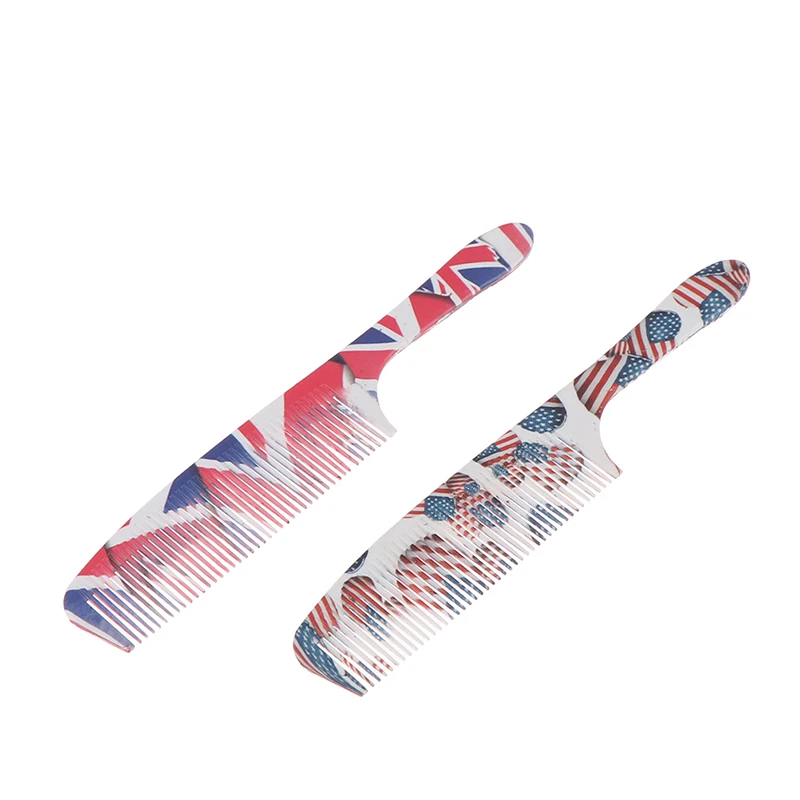 

1Pcs Haircutting Hair Brush Salon Hairdressing Tools American British Hair Comb