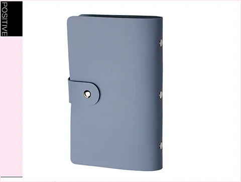 sky blue Летящие птицы! двойной застежкой женские и мужские сумки карты имя держатель ID, визитной карточки Высокое качество кожи 96 кредитных карт Чехол LS4061fb - Цвет: sky blue