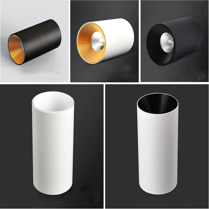 

Cylindrical Anti Glare Dimmable LED Downlights 9W 12W 15W COB LED Ceiling Spot Lights AC85-265V LED Ceiling Lamp Indoor Lighting