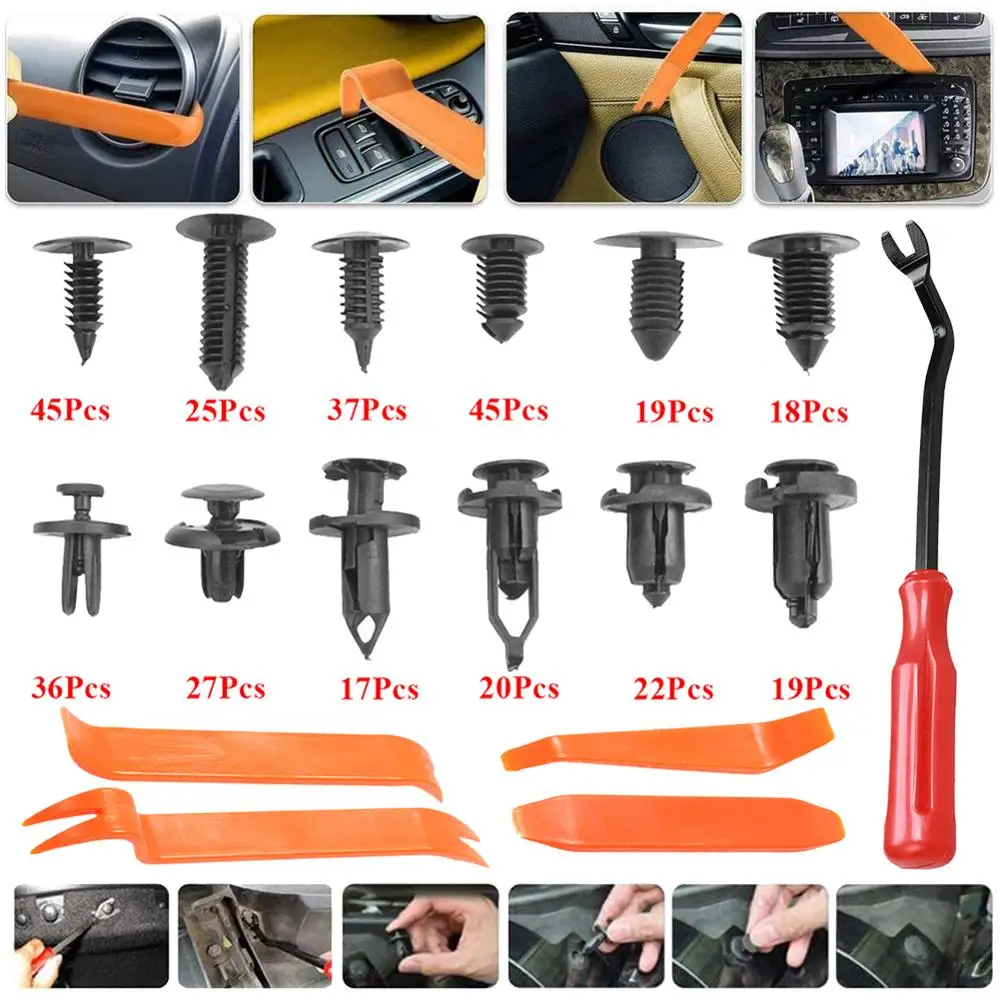 

Срочная распродажа! Нажимные штифты для автомобилей GM, Ford, Toyota, Honda, прочные, 330 зажимов