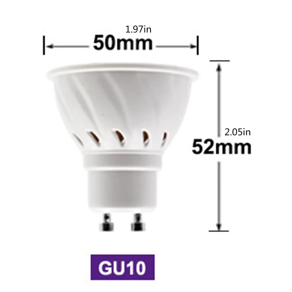 

3W GU10 Plant growth Light Garden Grow box Flower seedling Metal Plant pot Nursery Fill Light Indoor Plant Lamp 1pcs