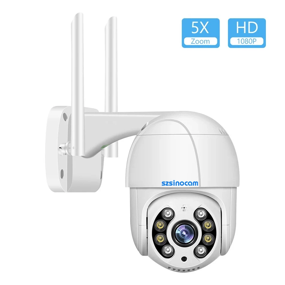 

IP-камера наружная, 1080P, 2 МП, PTZ, Wi-Fi, с функцией ночного видения