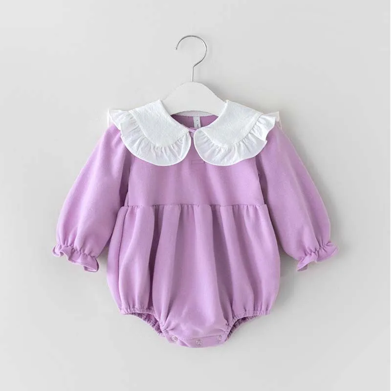 

Однотонные Комбинезоны для маленьких девочек, на весну/осень