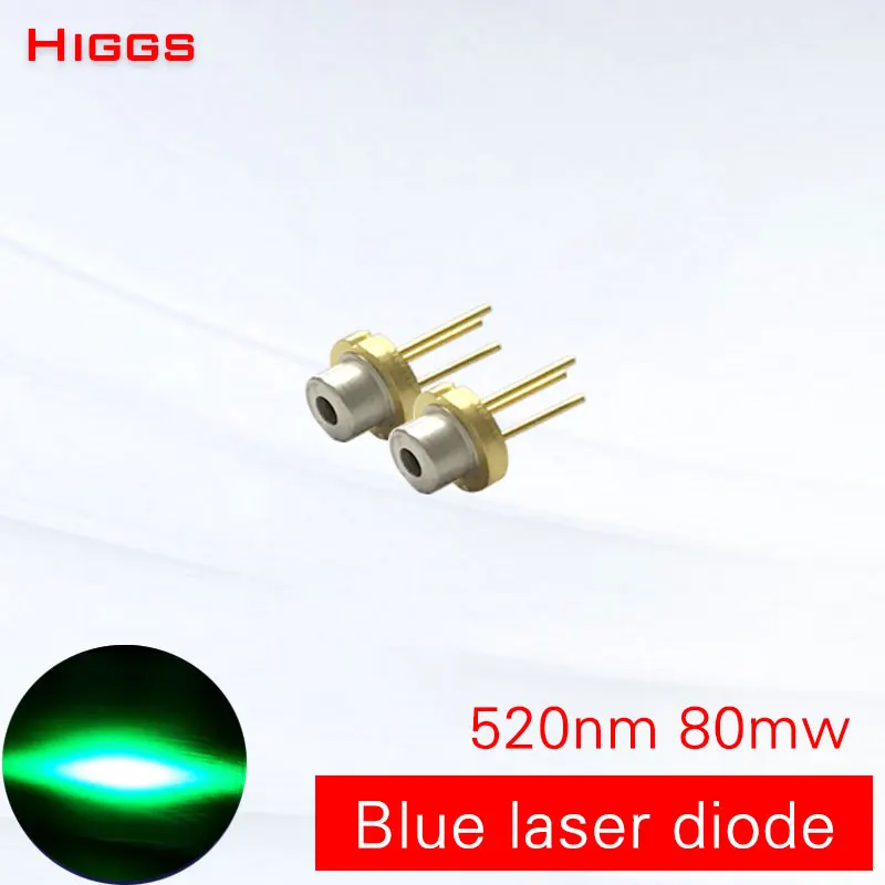 

High stability 520nm 80mw green light laser diode semiconductor device laser head module locator light source DIY lamp