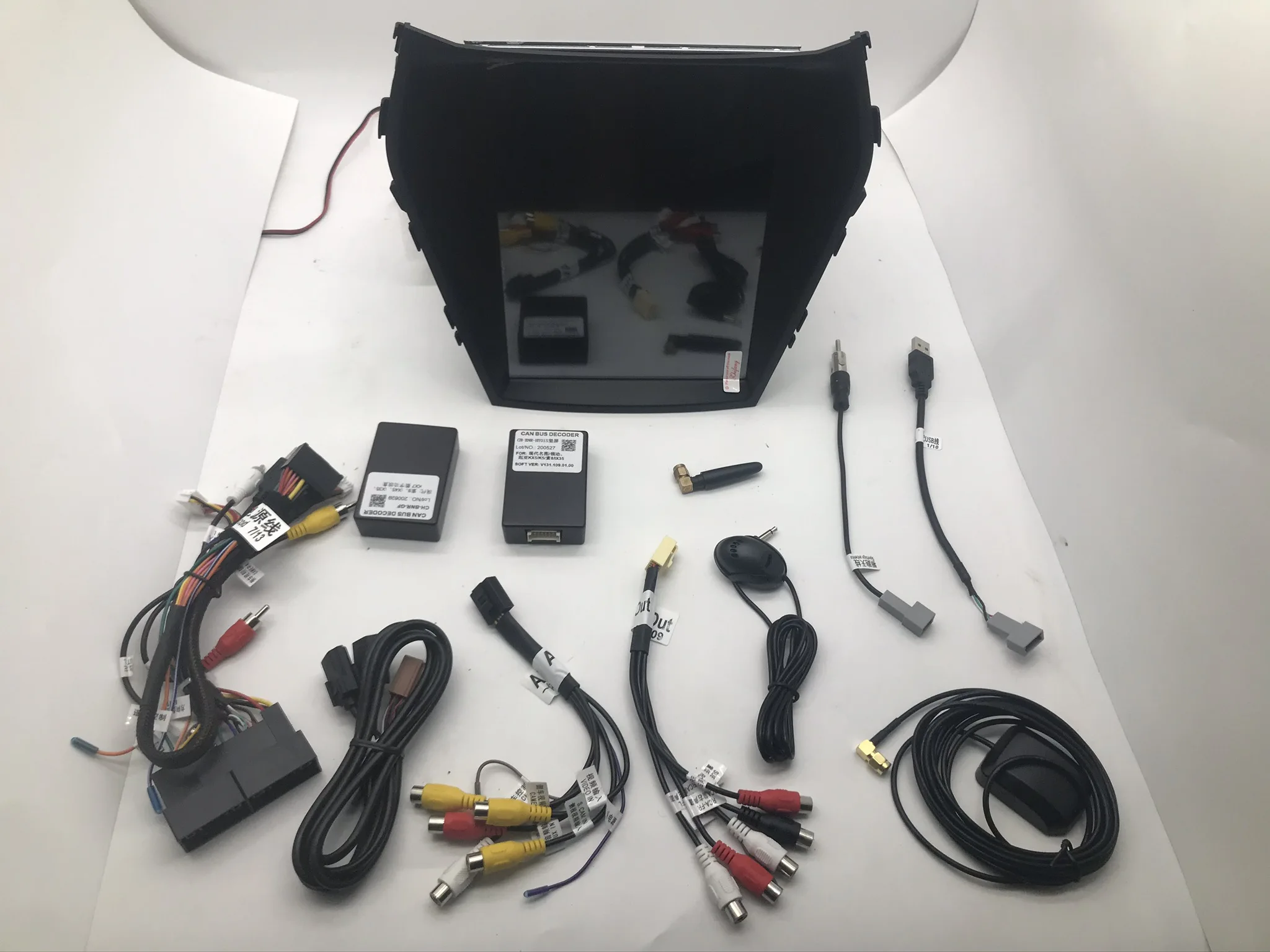 10 4 ''Tesla style Android 9 0 автомобильный dvd плеер GPS навигация для Hyundai IX45 Santa fe 2013 2019