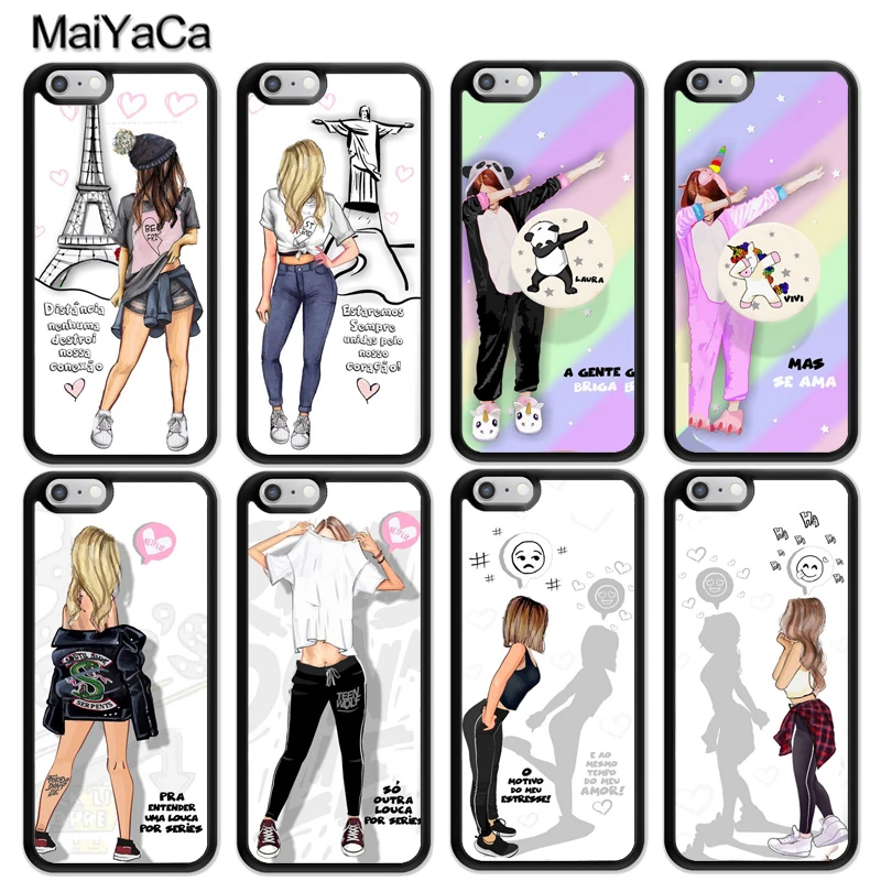 Чехол MaiYaCa BFF лучший друг для iPhone 12 mini 11 Pro Max X XR XS MAX SE 2020 6S 7 8 Plus | Мобильные телефоны