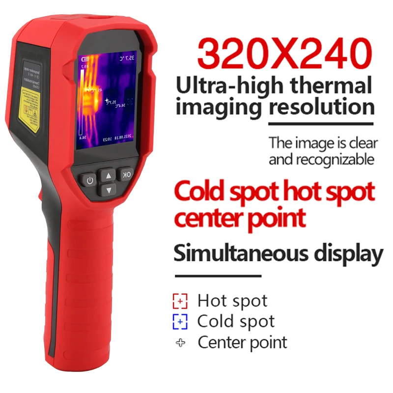 UNI-T UTi120S Infrared Thermal Imager -20~400°C Industrial Test Imaging Camera Handheld USB Thermometer hunting | Инструменты