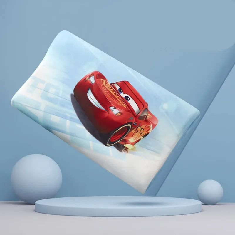 

Disney Mcqueen Latex Pillows for Kids 35x27cm Latex Pillow Neck Home Decoration Cervical Care Slow Rebound Sleeping Bed Boys