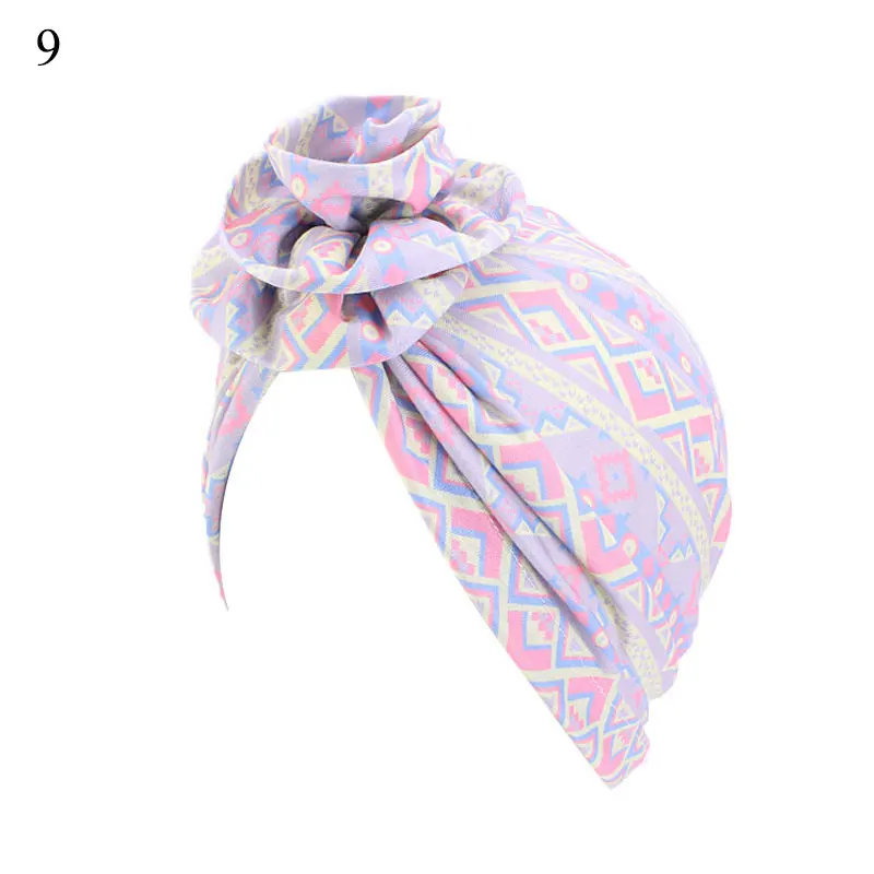 

Islam muslim head scarf Turban Hat Patterened Hijabs Cap Head Cover Head Accessories Bonnet Turbantes Stretch Head Wrap Bandanas