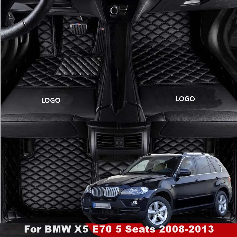 

Автомобильные коврики для BMW X5 E70 5 мест 2008-2013 светодиодов устанавливаются под задние сиденья пользовательские аксессуары автомобильные коврики