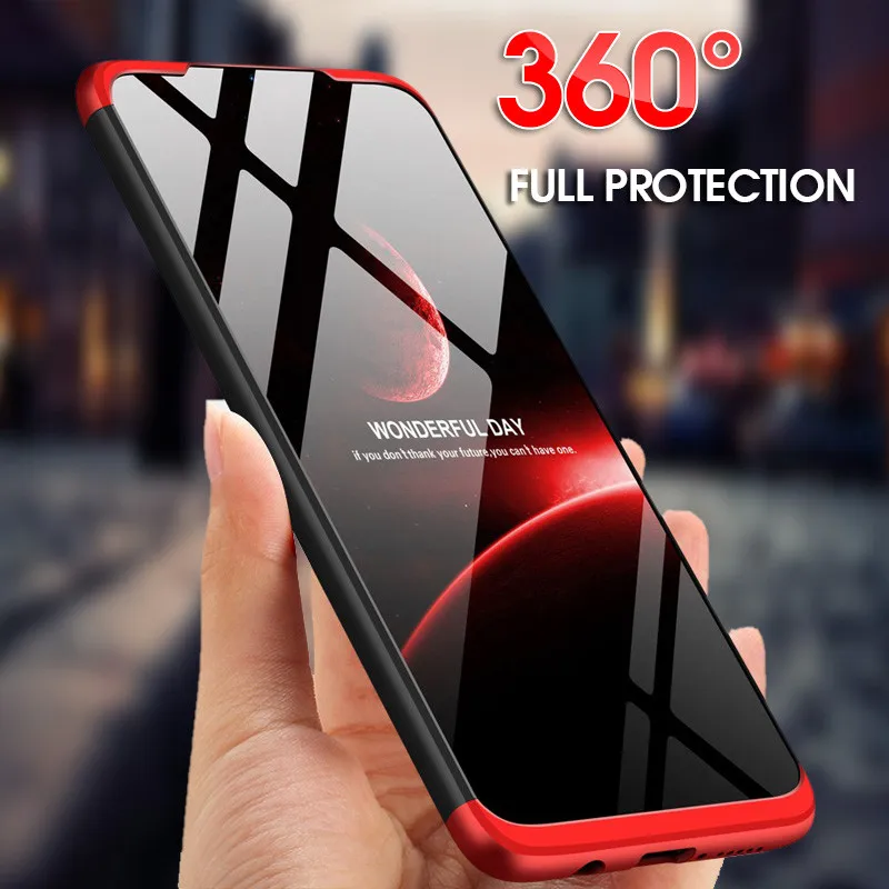 

3 in 1 Hard Protection 360 Case For Xiaomi Redmi note 8 Pro Redmi note8 T Luxury PC Cover Case For Redmi8 A Redmi 8A Note 8t