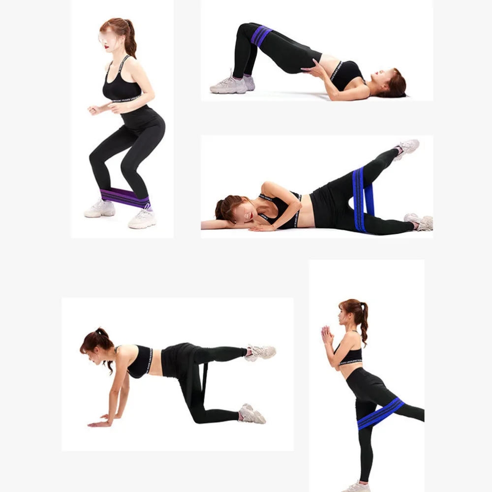 

1pc Hip Ring Tension Belt Buttock Resistance Band Exercise Resistance Belt Nonslip Stretchy Training Belt (64cm Red)