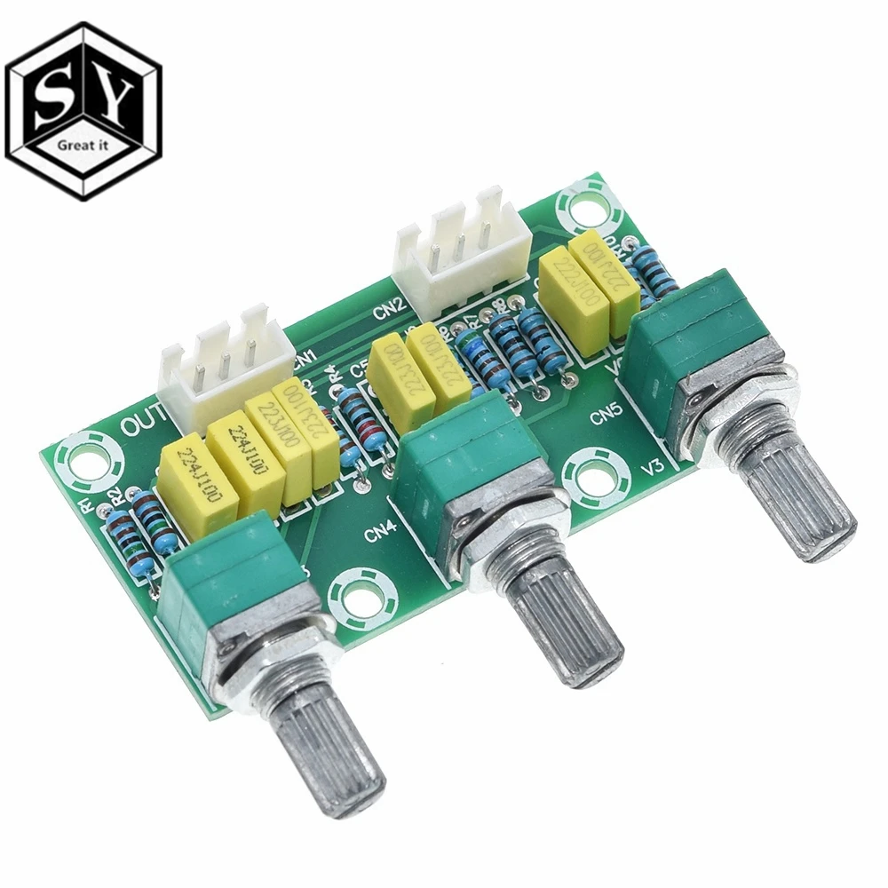 XH-M802 пассивная тональная плата предусилитель модуль питания низкая Регулировка