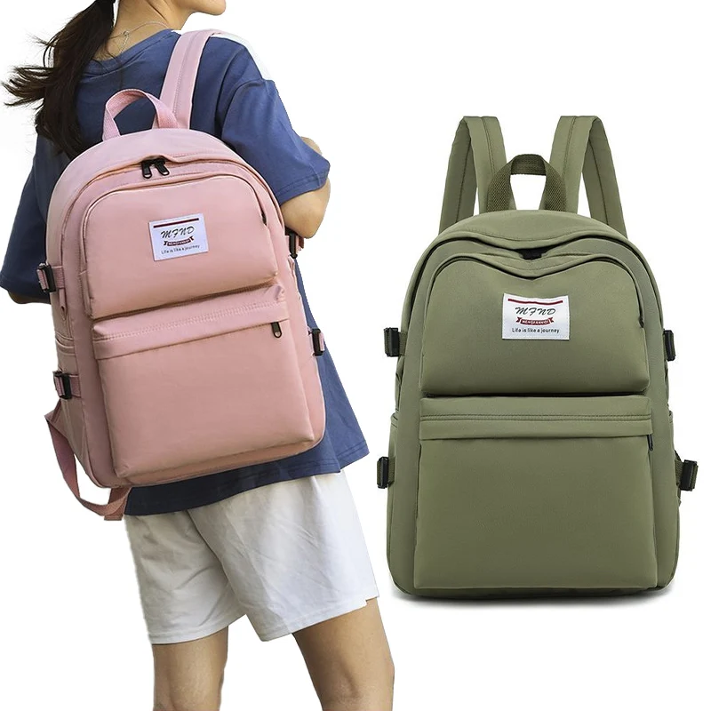 

Teenager Preppy Style Lightweight Backpack 15.6 Inch Large Laptop Bag Unisex Stuends School Bag Travel Pack Oxford Sport Mochlia