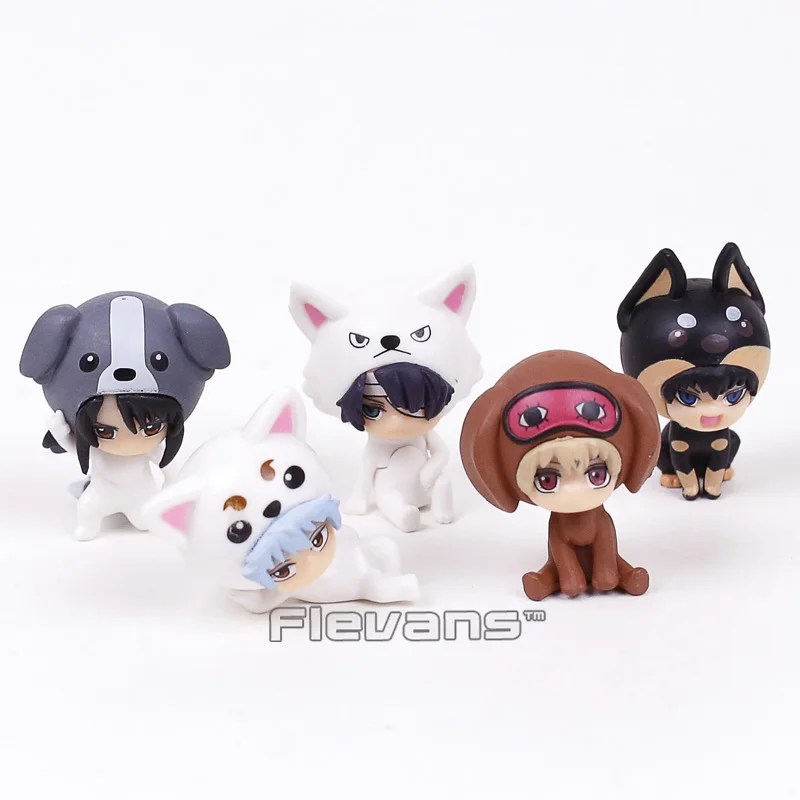 Фигурки животных GINTAMA Саката гинтоки кацура Котаро Takasugi Shinsuke Hijikata Toushirou Okita Sougo Ver