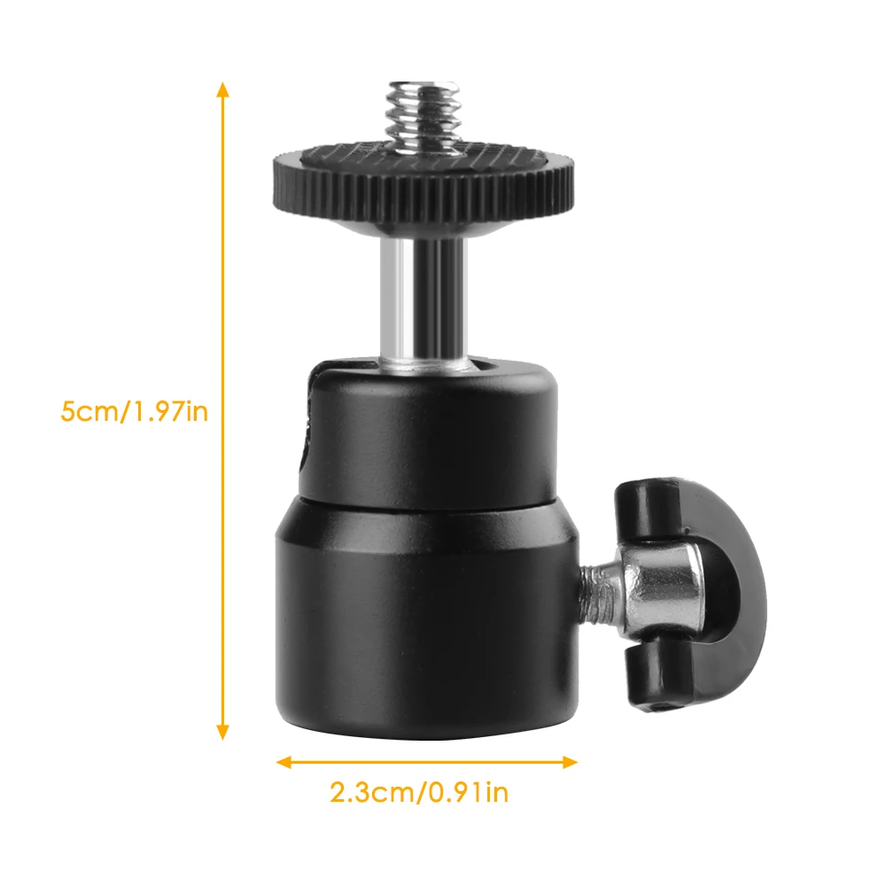 1 шт. шаровая Головка для камеры штатив со светодиодной подсветкой Штатив