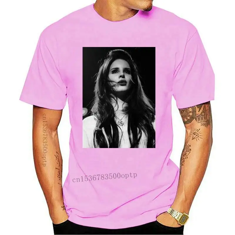 

Lana Del Rey T-Shirt For Men Women Or Unisex Sexy Black White Lips Singing Face