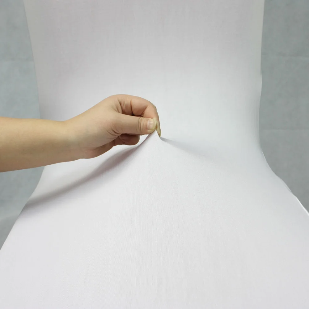 Универсальные недорогие прочные эластичные на заказ банкетные чехлы из белого