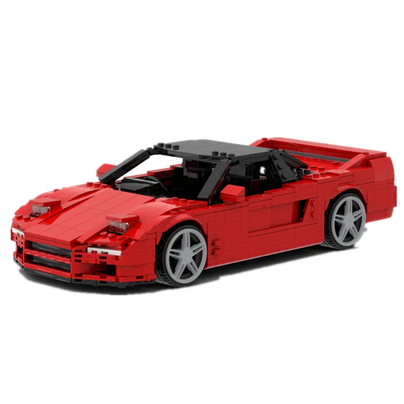 

Конструктор из мелких частиц MOC, креативное строительство Honda, Супер спортивный автомобиль, статическая модель в сборе, игрушка, подарок на д...