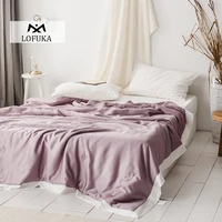lofuka beauty purple 100 silk nature quilt healthy comforters duvet skin friendly silk filled double queen king quilt for sleep