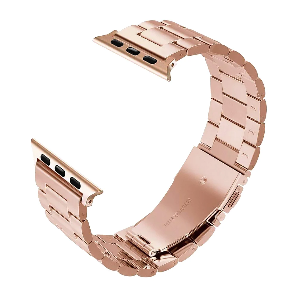 Oulucci ремешок из нержавеющей стали для apple watch ремешок 38 мм/40 мм/42 мм/44 мм сменный ремешок для apple watch 5/4/3/2