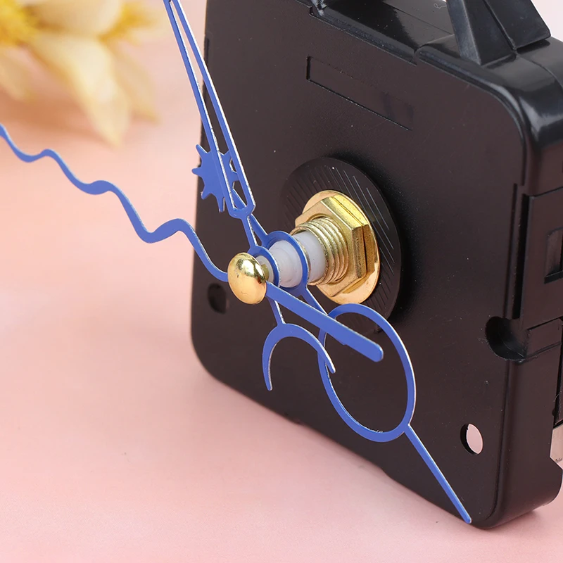 DIY тихий большой Часы настенные кварцевые механизм черно красный руки инструмент