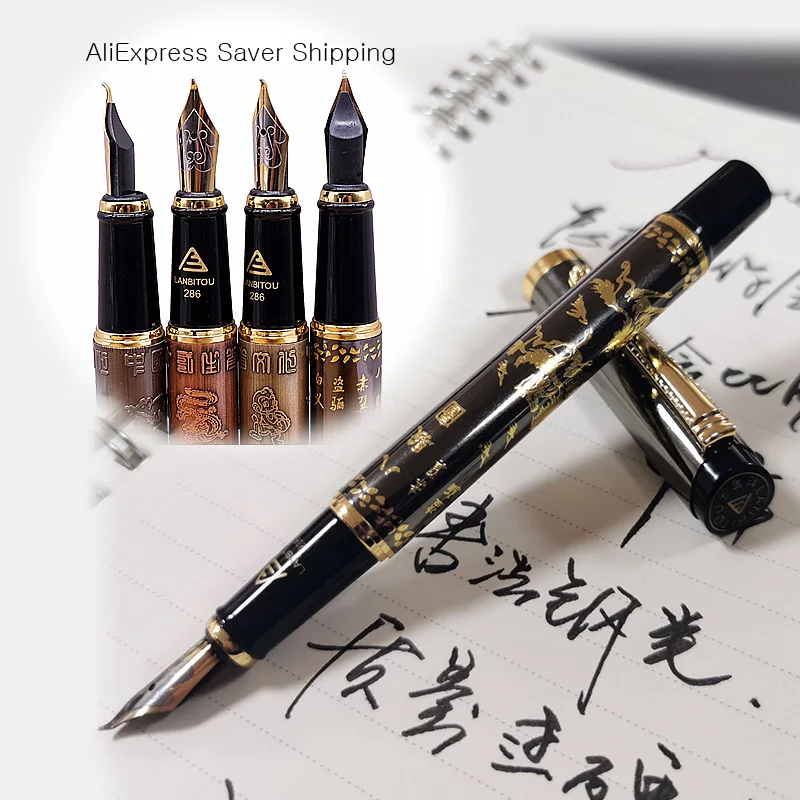 

Calligraphy pen Fountain Pen Holy Glyph Bend Relief Calligraphy Art Pen Calligraphy Pen The Gifts Were Two Nib Extra Two nibs