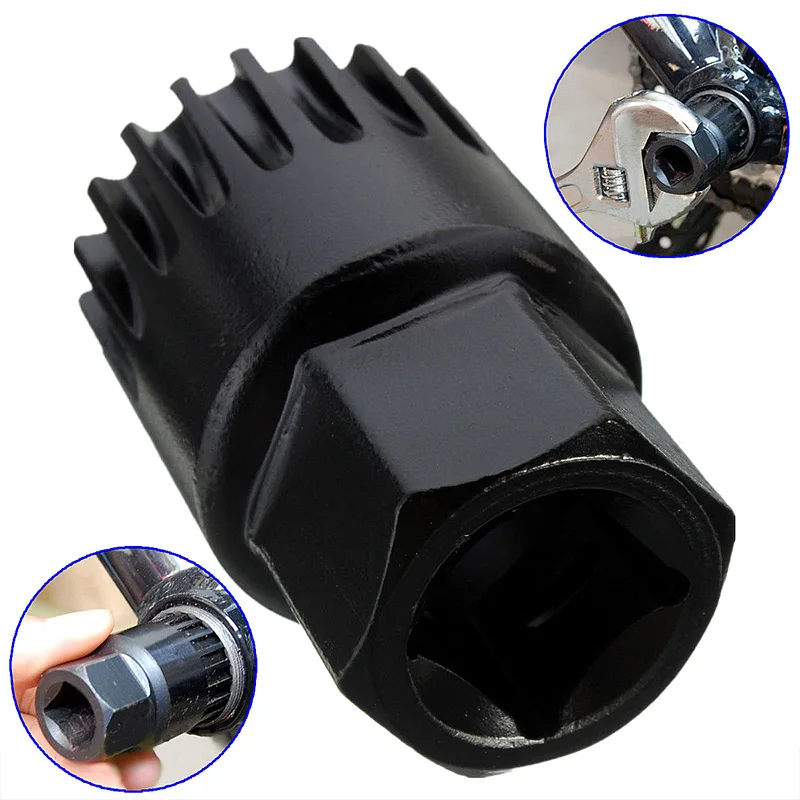 

Bicycle Repair Tool Flywheel Remover Socket Bottom Bracket Chain Cutter Crank Removing Tool Cycling Pedal Remover Puller Tool